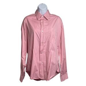 Ami Alexandre Mattiussi Men's Pink Button Up Shirt Size 36 Euro Summer‎ Tailored
